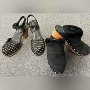 Two Woman’s Clogs Black